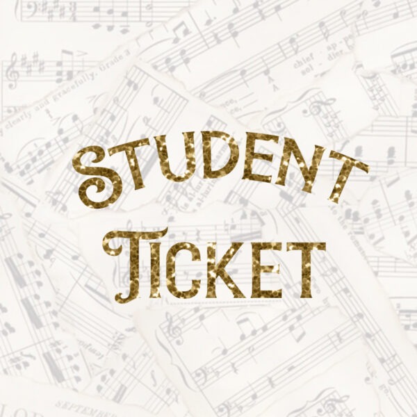 Student Ticket (under 25) All Concerts, except December