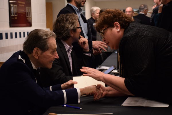 Col. Gabriel meets with Concertmaster Joanne Azzarello