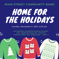 Main Street Presents "Home for the Holidays" Concert