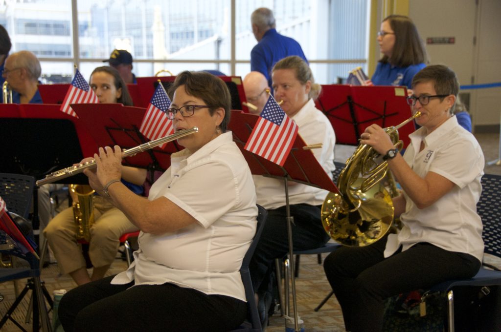 Flutes and Horns at Honor Flight DCA