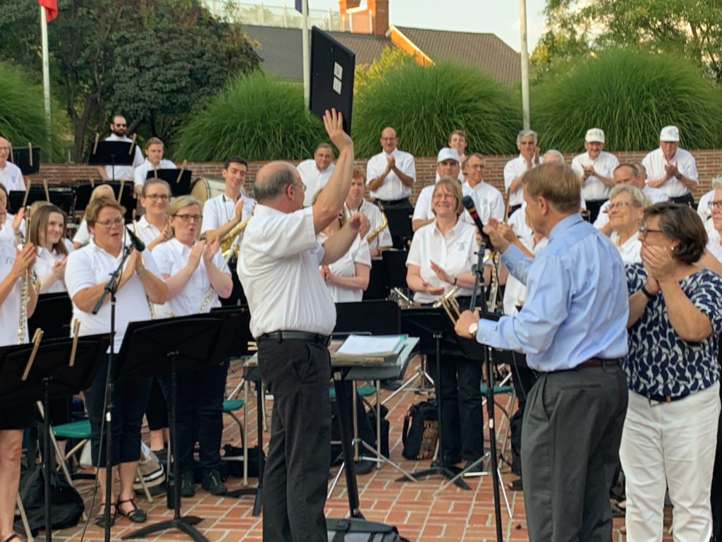 Band Cheers Director Pouliot