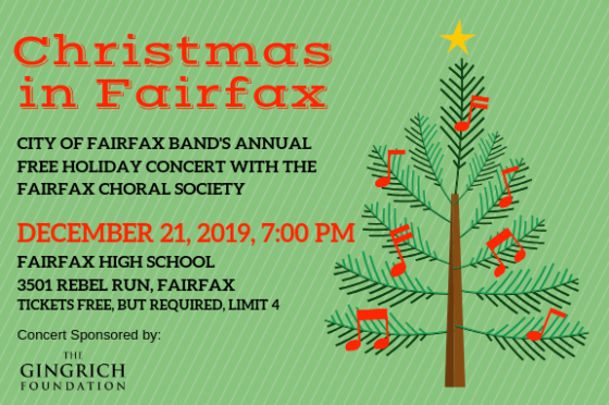 CFB Dec 2019 Christmas in Fairfax Poster