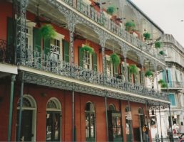 New Orleans street scene French Quarter