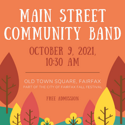 Main Street Community Band at Fairfax Fall Festival