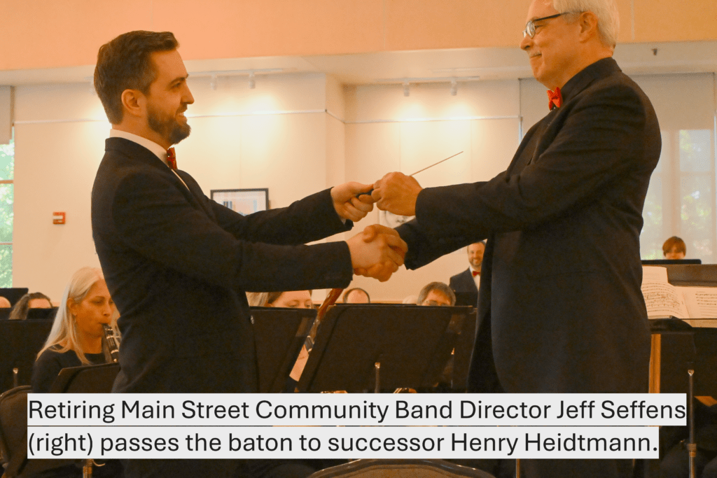 Main Street Community Band’s Director Retires